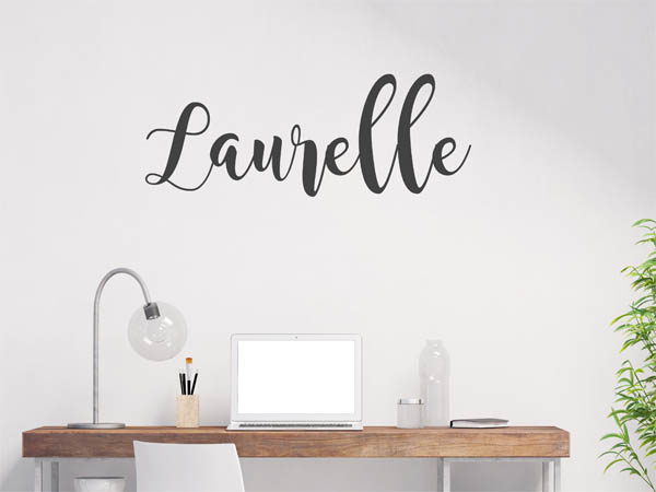 Wandtattoo Laurelle in Handschrift