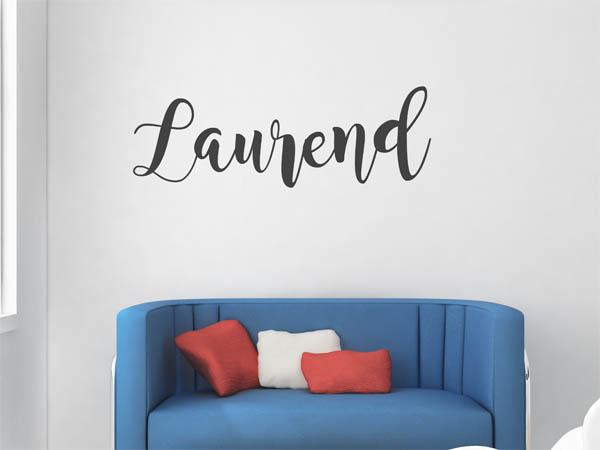 Wandtattoo Laurend in Handschrift
