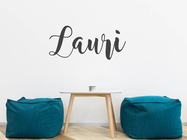 Wandtattoo Lauri in Handschrift