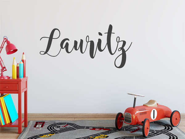Wandtattoo Lauritz in Handschrift