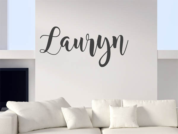 Wandtattoo Lauryn in Handschrift