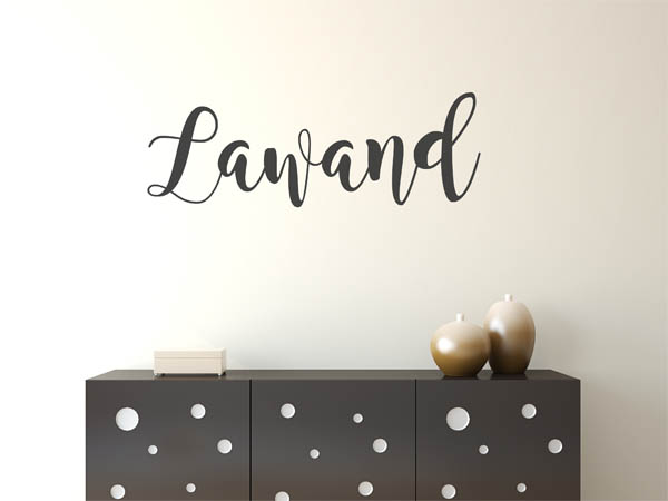 Wandtattoo Lawand in Handschrift