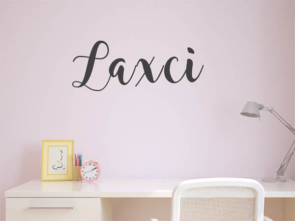 Wandtattoo Laxci in Handschrift