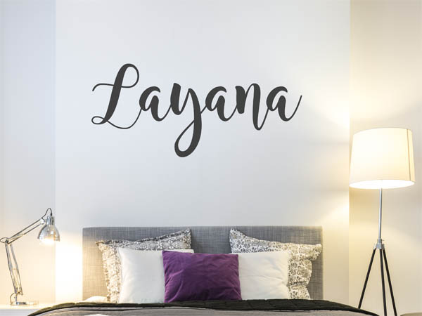 Wandtattoo Layana in Handschrift