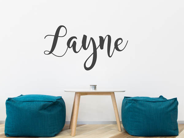 Wandtattoo Layne in Handschrift
