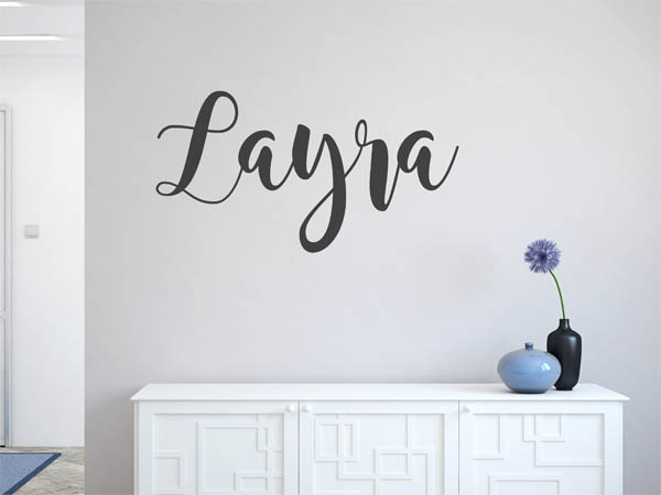 Wandtattoo Layra in Handschrift