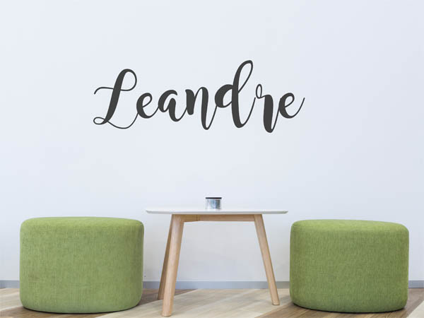 Wandtattoo Leandre in Handschrift