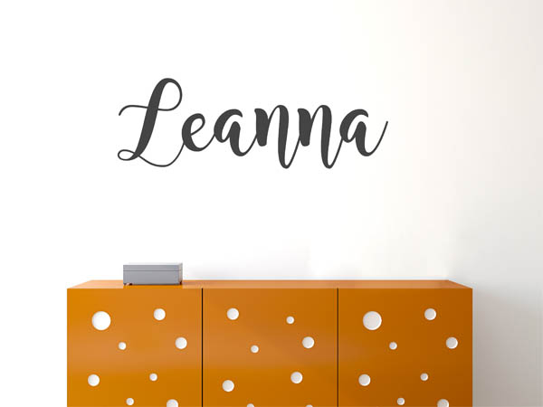 Wandtattoo Leanna in Handschrift