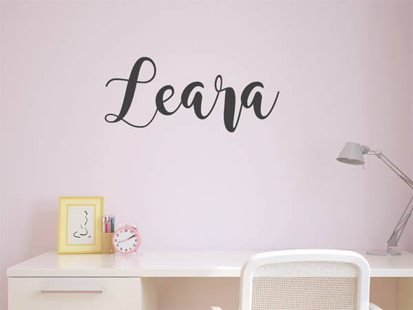 Wandtattoo Leara in Handschrift