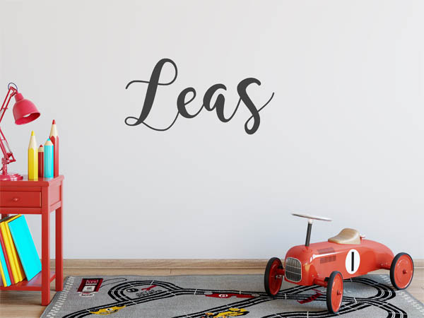 Wandtattoo Leas in Handschrift
