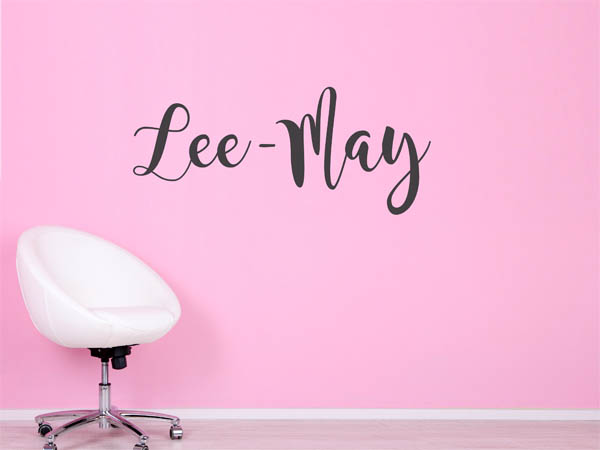 Wandtattoo Lee-May in Handschrift
