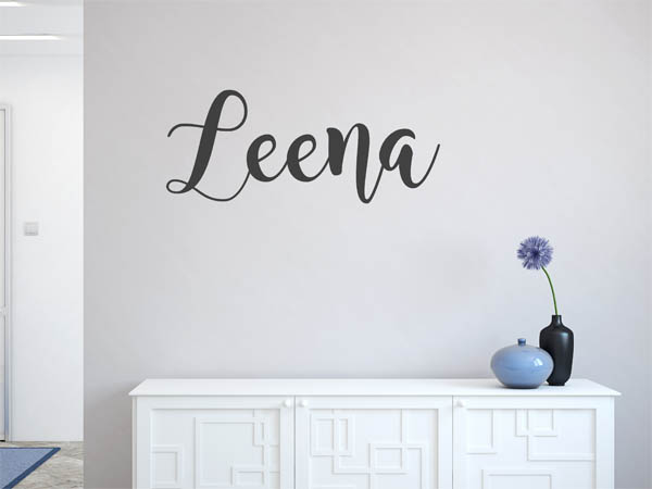 Wandtattoo Leena in Handschrift