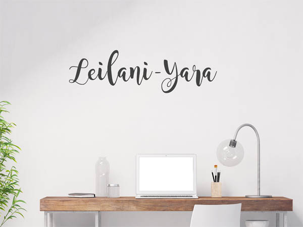 Wandtattoo Leilani-Yara in Handschrift
