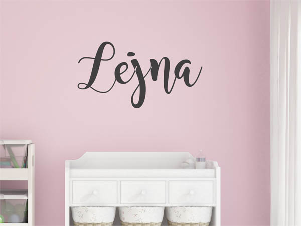 Wandtattoo Lejna in Handschrift