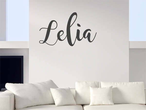 Wandtattoo Lelia in Handschrift