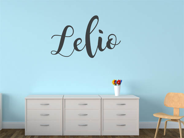 Wandtattoo Lelio in Handschrift