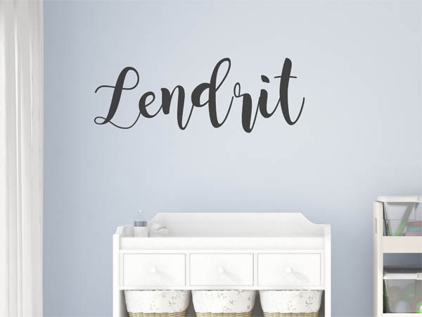 Wandtattoo Lendrit in Handschrift