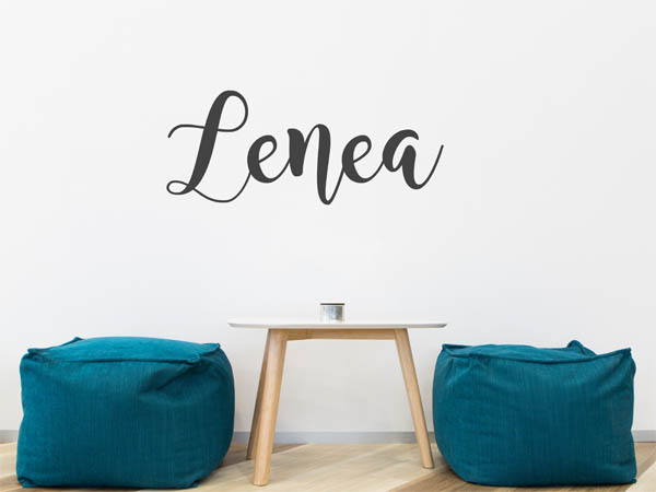 Wandtattoo Lenea in Handschrift