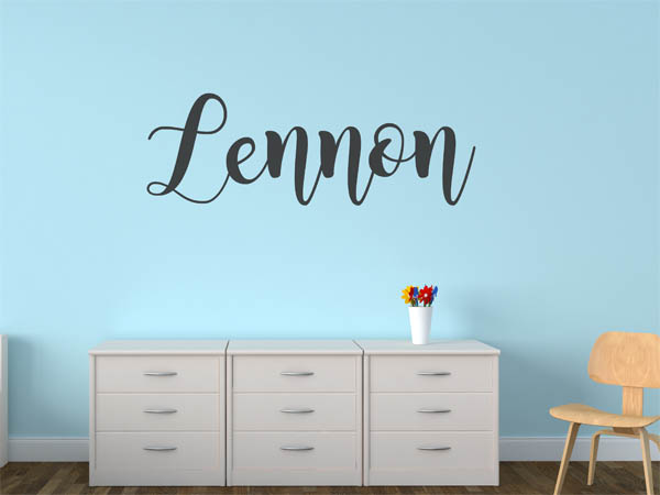 Wandtattoo Lennon in Handschrift
