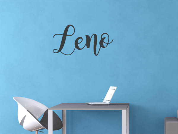 Wandtattoo Leno in Handschrift