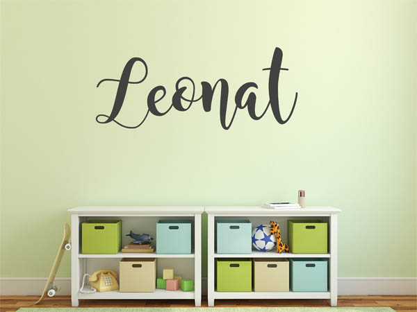 Wandtattoo Leonat in Handschrift