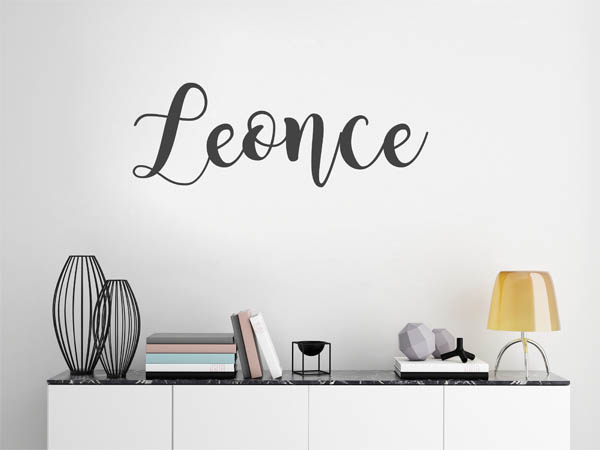 Wandtattoo Leonce in Handschrift