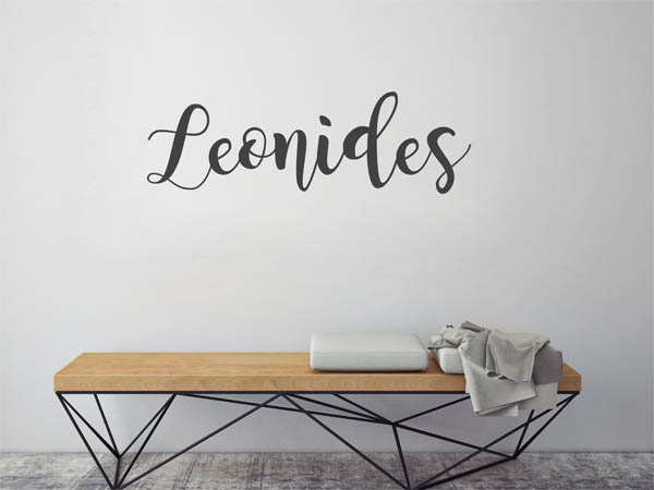Wandtattoo Leonides in Handschrift