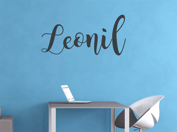 Wandtattoo Leonil in Handschrift