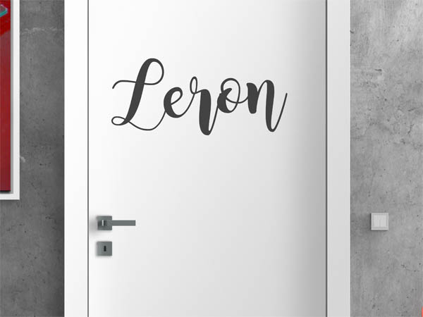 Wandtattoo Leron in Handschrift