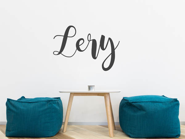 Wandtattoo Lery in Handschrift
