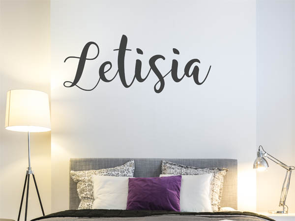 Wandtattoo Letisia in Handschrift