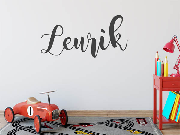 Wandtattoo Leurik in Handschrift