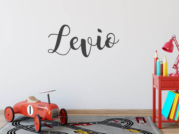 Wandtattoo Levio in Handschrift