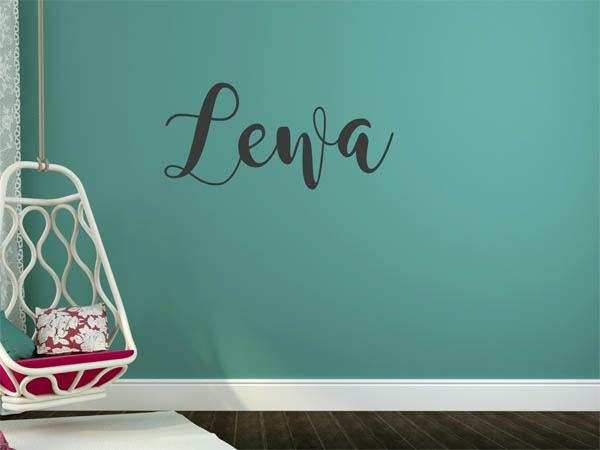 Wandtattoo Lewa in Handschrift