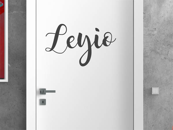 Wandtattoo Leyio in Handschrift