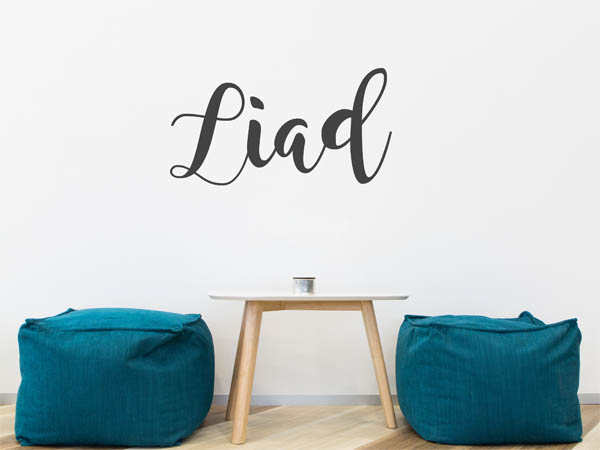 Wandtattoo Liad in Handschrift