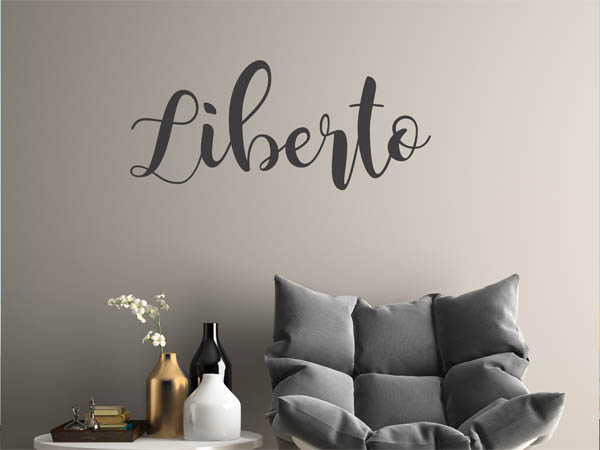 Wandtattoo Liberto in Handschrift