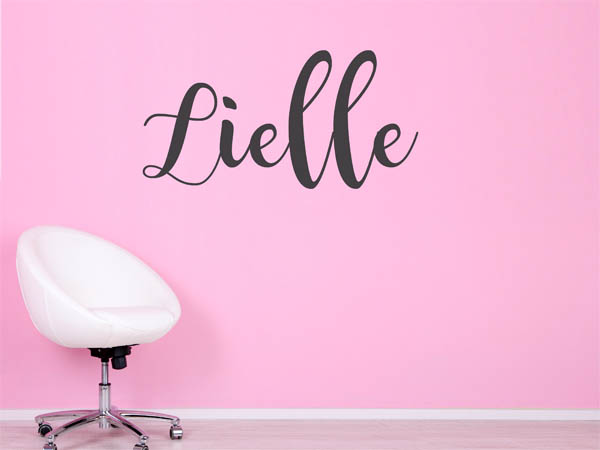 Wandtattoo Lielle in Handschrift