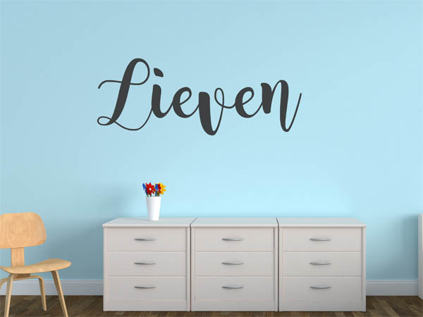Wandtattoo Lieven in Handschrift