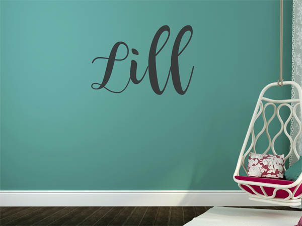 Wandtattoo Lill in Handschrift