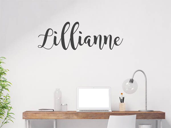 Wandtattoo Lillianne in Handschrift