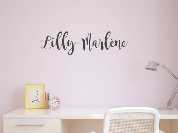 Wandtattoo Lilly-Marlène in Handschrift