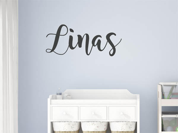 Wandtattoo Linas in Handschrift