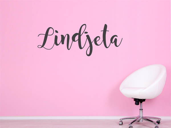 Wandtattoo Lindjeta in Handschrift