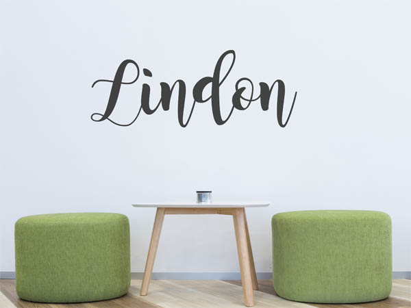 Wandtattoo Lindon in Handschrift