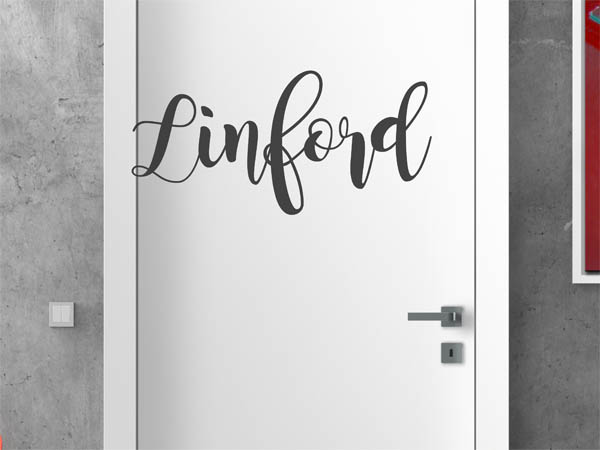 Wandtattoo Linford in Handschrift