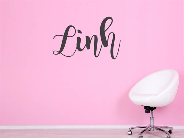 Wandtattoo Linh in Handschrift
