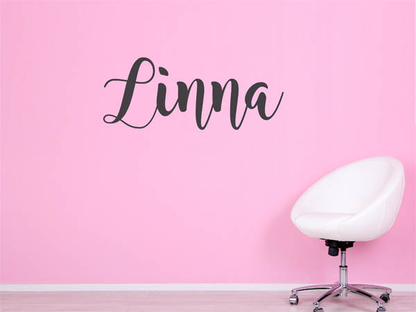 Wandtattoo Linna in Handschrift