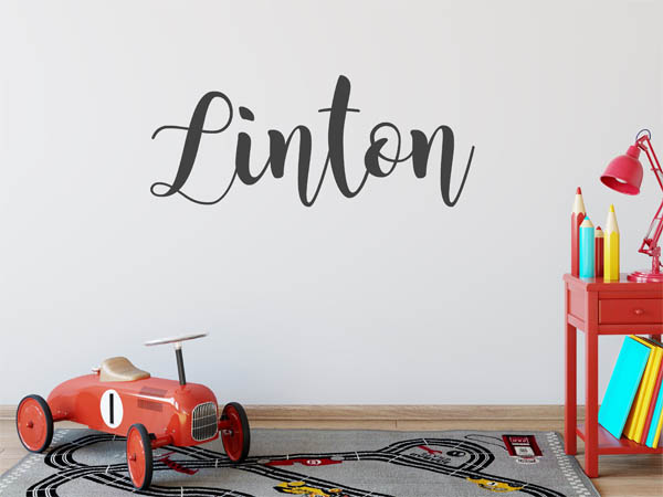 Wandtattoo Linton in Handschrift