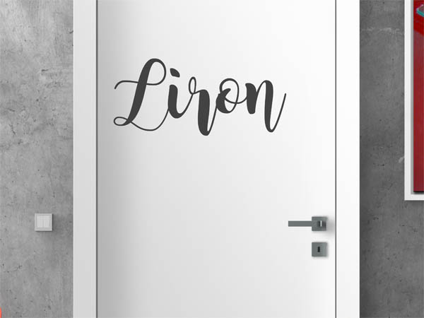 Wandtattoo Liron in Handschrift